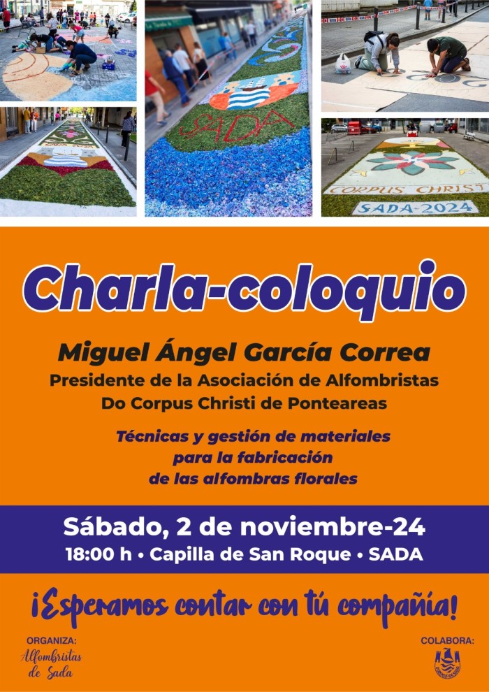 CHARLA COLOQUIO SOBRE ALFOMBRAS DO CORPUS 