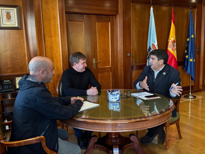 El alcalde de Sada aborda con el Delegado del Gobierno el proyecto para aminorar el riesgo de inundaciones en el casco urbano