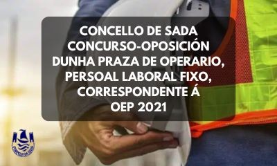 PROCESO SELECTIVO PRAZA DE OPERARIO, OEP 2021